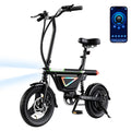 iScooter EB1S Compact City Electric Bike | 250W, Top Speed 15.5mph, Pedal Assist, App Control, Folding