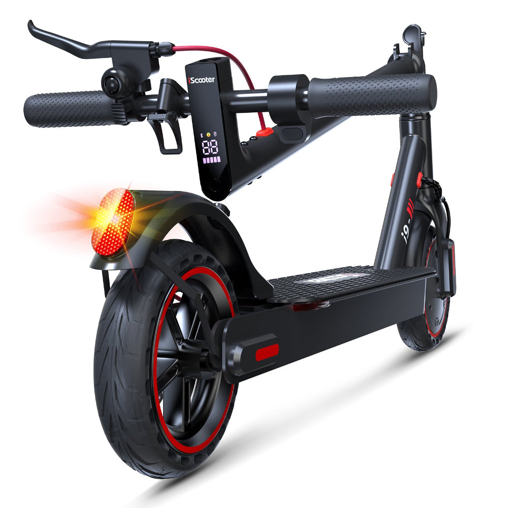 iScooter i9 Folding Electric Scooter for Adults | 350W, Top Speed 18mph, 18-Mile Range, 8.5" Tyres, 12.5kg