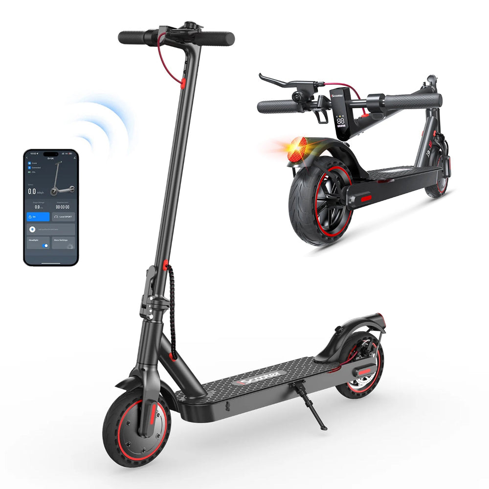 iScooter i9 Folding Electric Scooter for Adults | 350W, Top Speed 18mph, 18-Mile Range, 8.5" Tyres, 12.5kg