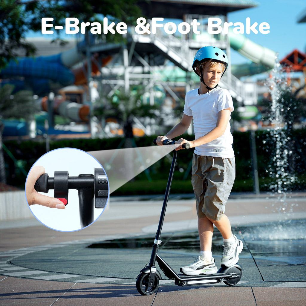 iScooter iK3Pro Kids Electric Scooter | Height-Adjustable, Colourful LED Lights, Top Speed 6mph, Ages 4+